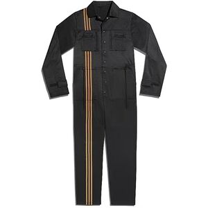 Ivy Park Stripe Gender Neutral Black Jumpsuit